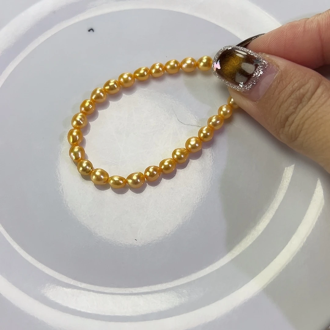 淡水珍珠手绳钛钢