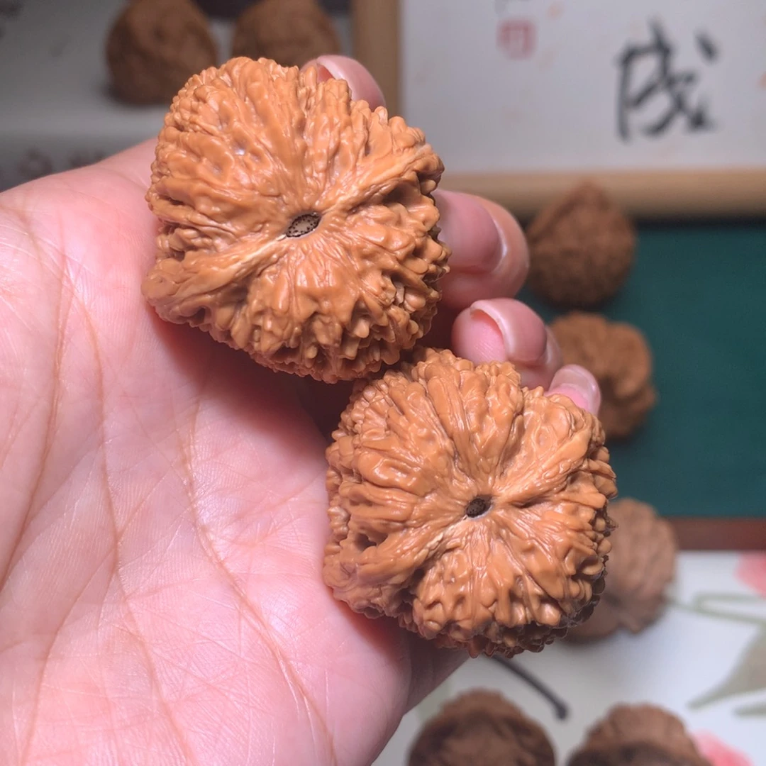 朝***拾文玩核桃把件大蒜头