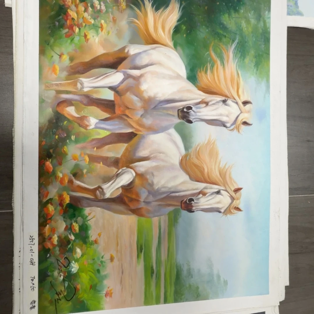 油画加油加油努力加油努力
