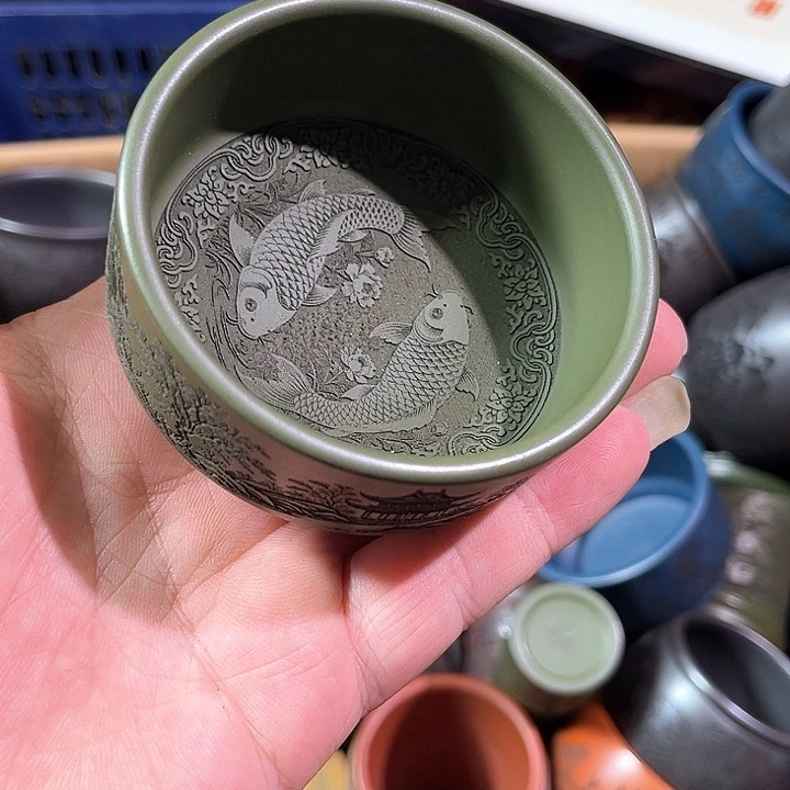 茶杯紫砂全手工紫砂主人杯