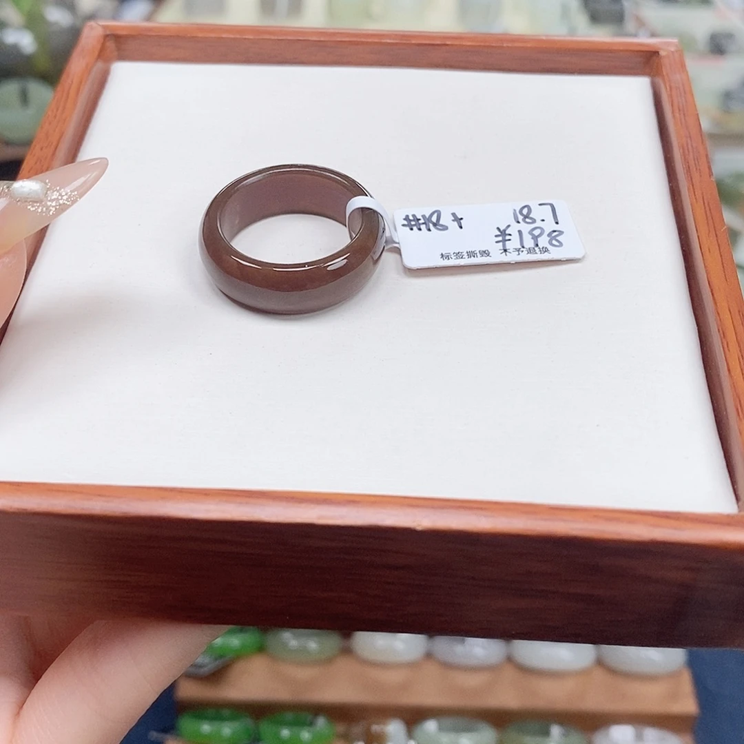 和田玉戒指未镶嵌喜****b专拍11-18.7