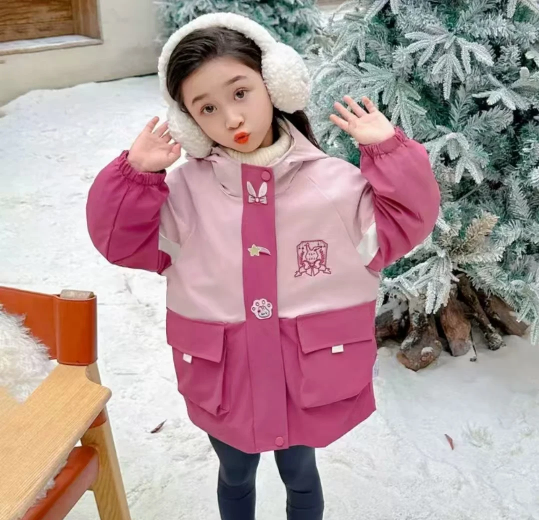 芒果派儿童加厚外套88037