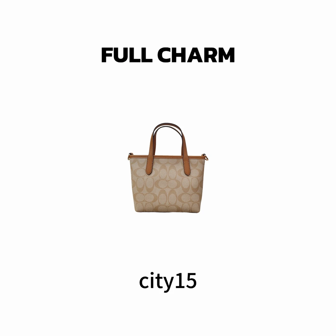 【 E359】FULLCHARM-city15包-百搭手提单肩斜挎大容量通勤女包