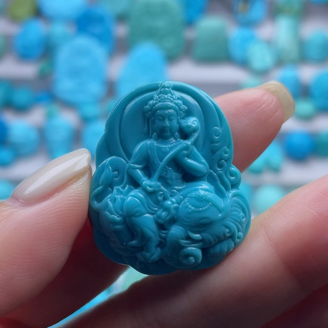 绿松石未镶嵌珠宝奇石