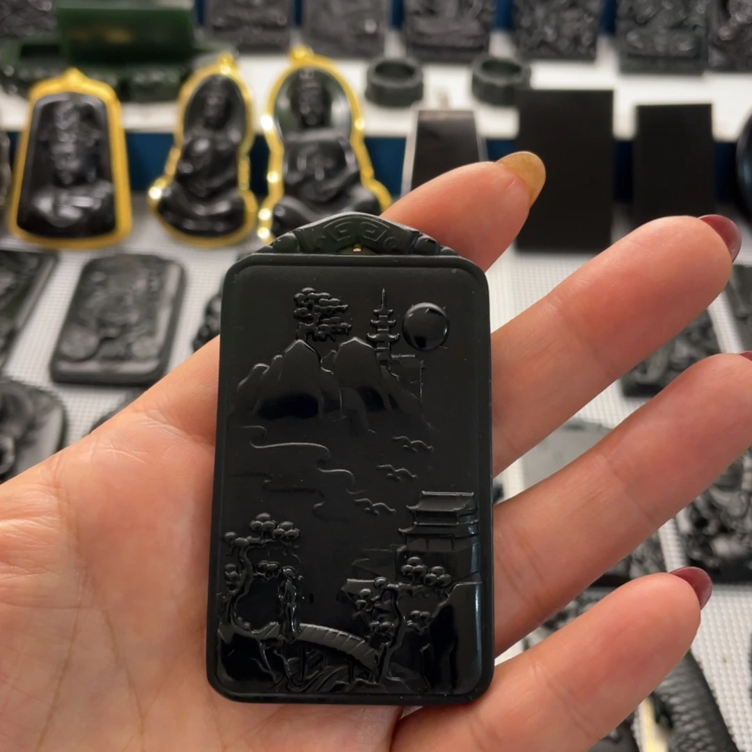 蛇纹石玉吊坠未镶嵌涛***0