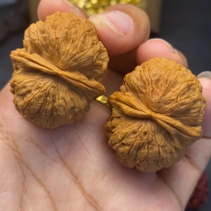 文玩核桃把件37尺铁狮子