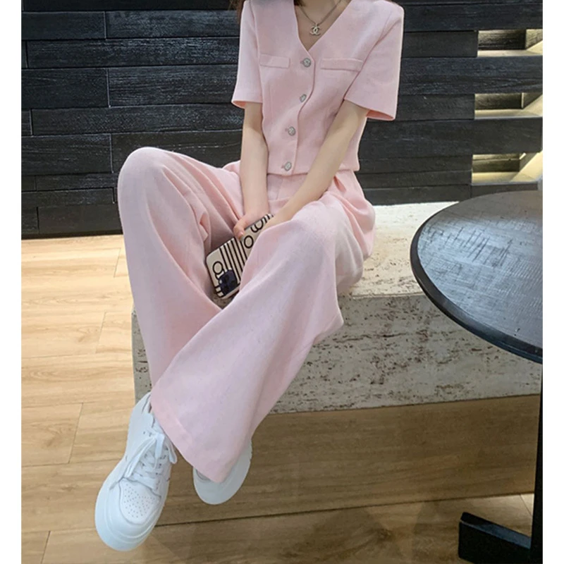 套装显瘦洋气时尚夏季休闲减龄轻熟女装小香风韩系风女夏季2025新