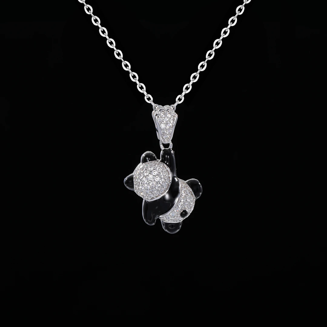 坠链均925银合成锆石 木木 （SY4354）YD-7809B 精致项链45厘米