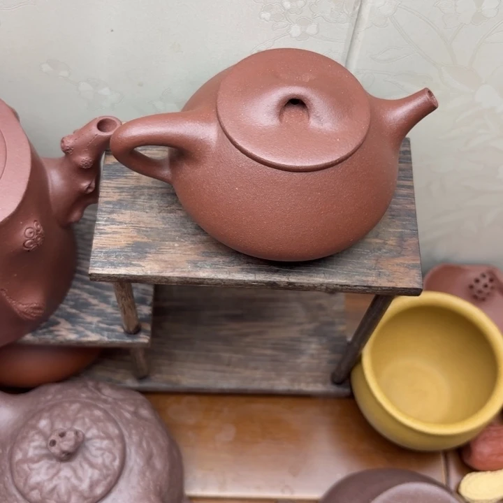 原矿半手工紫泥景州石瓢150cc