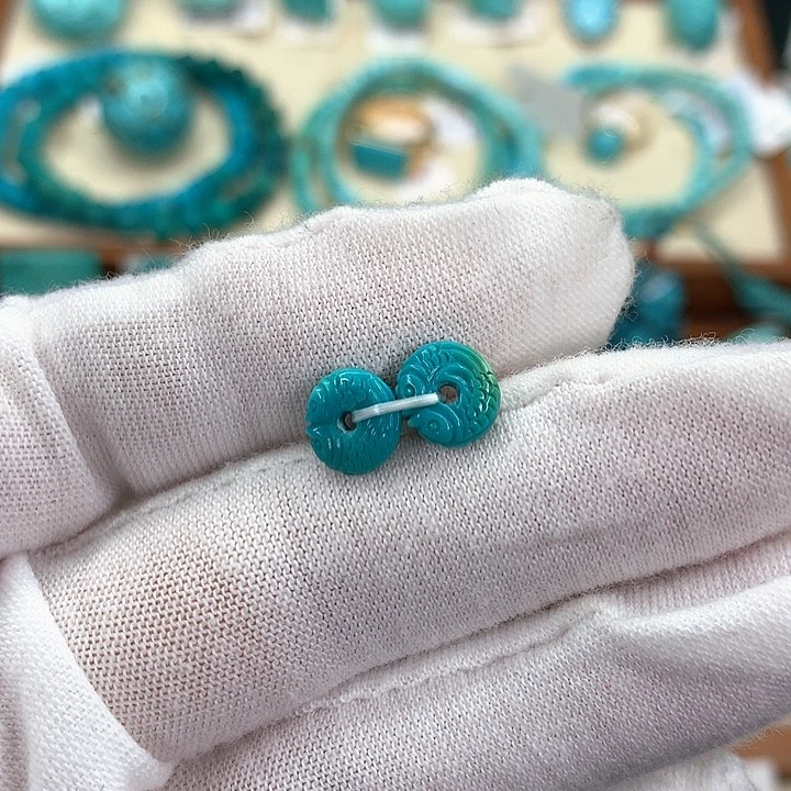 绿松石挂件未镶嵌