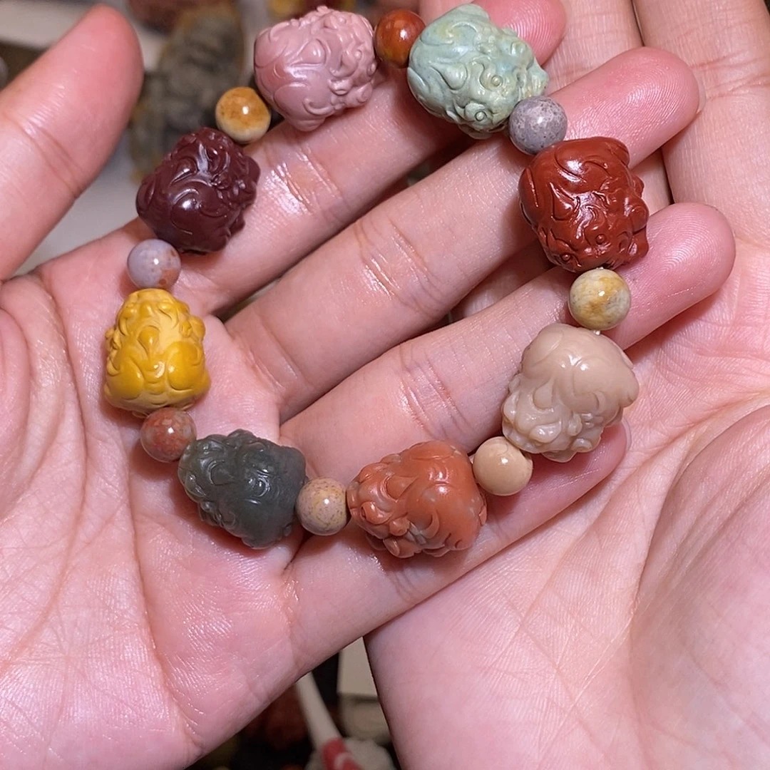 石英质玉（阿拉善玉）未镶嵌手链