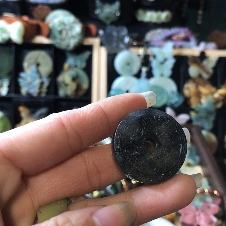 岫玉未镶嵌岫玉挂件