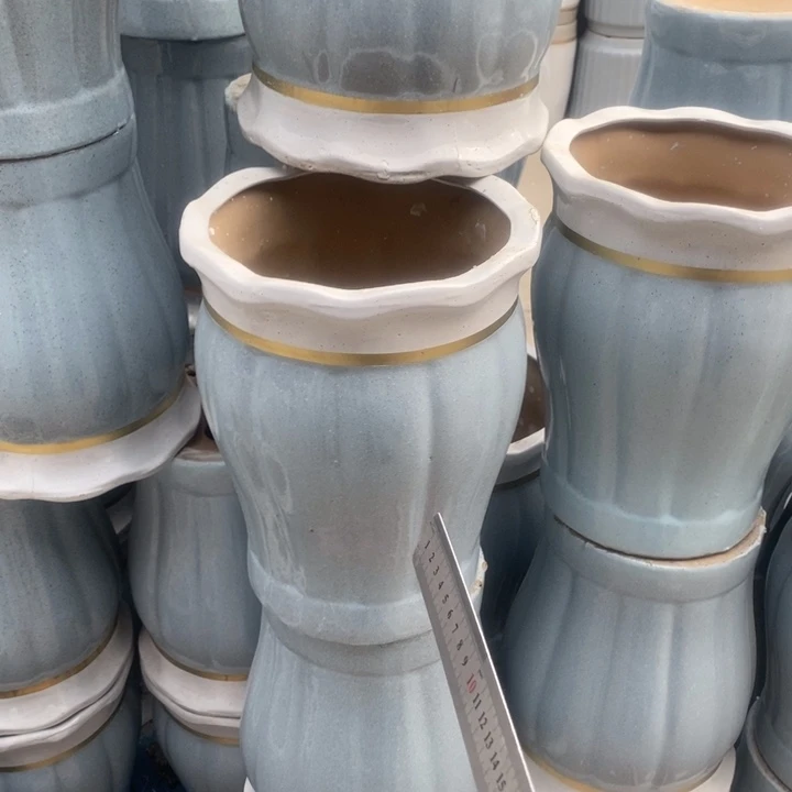 低腰花口蓝南瓜中号口26/33