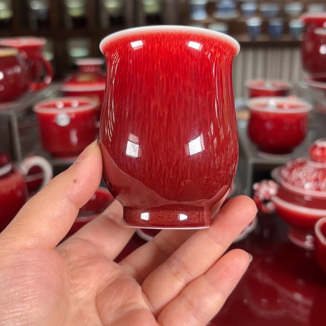 杯子景德镇高温原矿杯