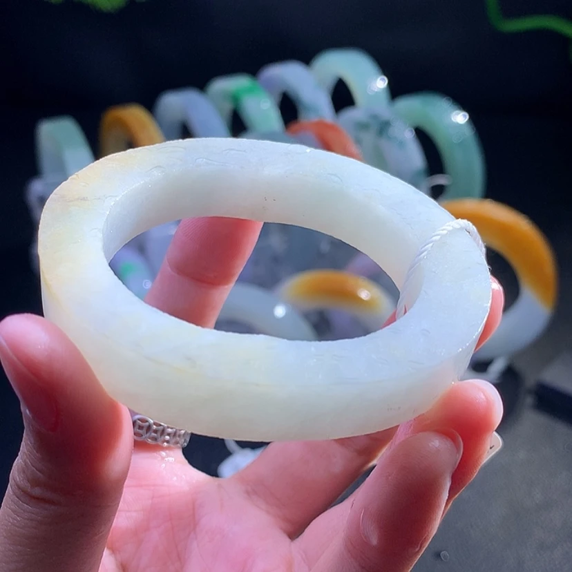 【闪购商品】未镶嵌定制翡翠手镯定制翡翠