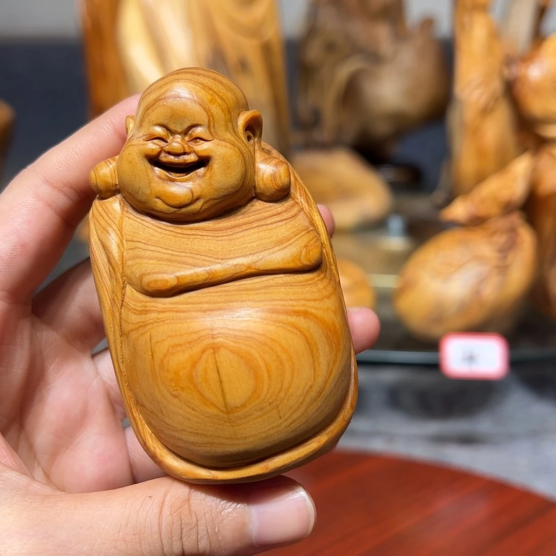 柏木崖柏木手把件摆件