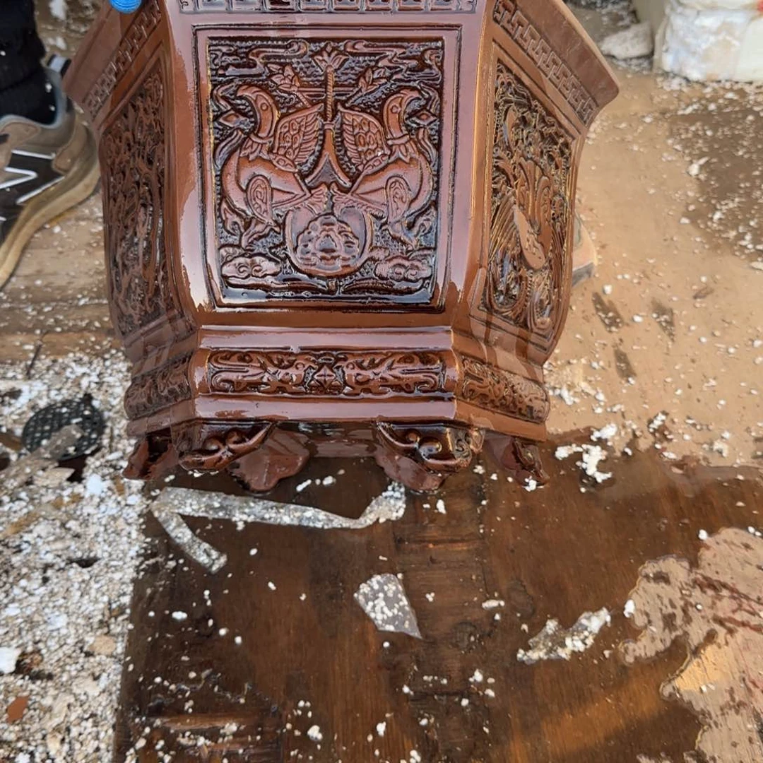 紫砂花盆口径26.22口径