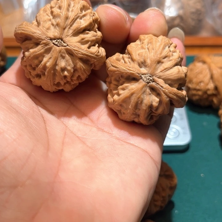 M***Q文玩核桃把件红锦鲤