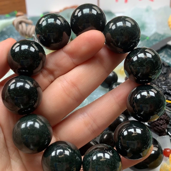 翡翠颈饰未镶嵌保真天然A货翡翠