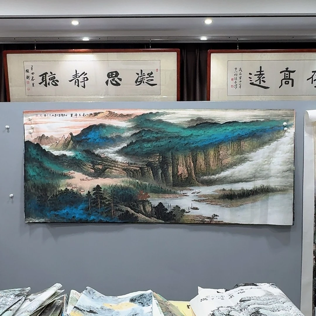 国画国画作品多次