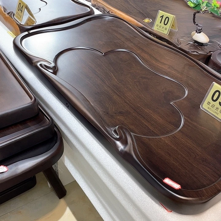 非洲进口黑檀木茶盘