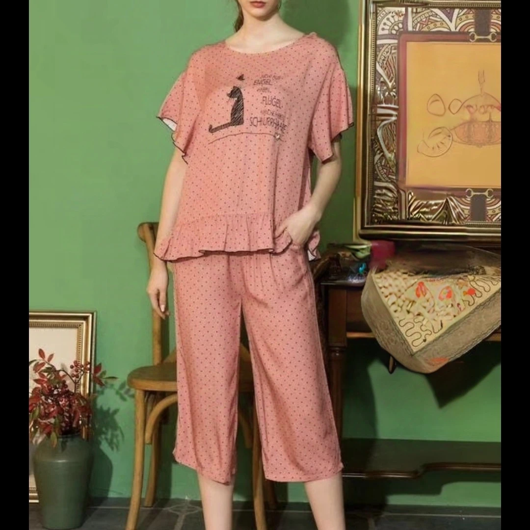 亲亲吾衣七分裤睡衣家居服