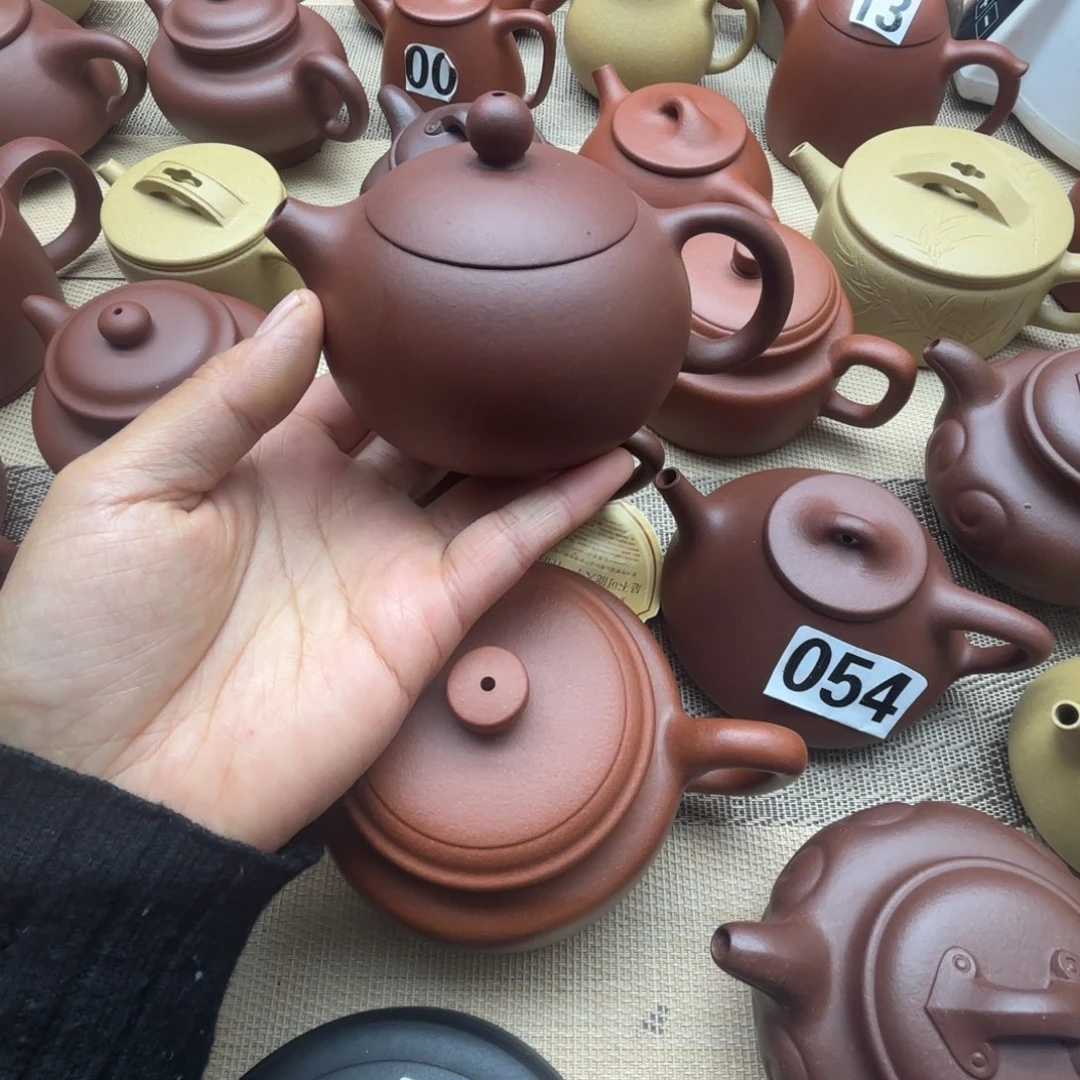 紫砂茶壶紫泥西施150cc瑕疵