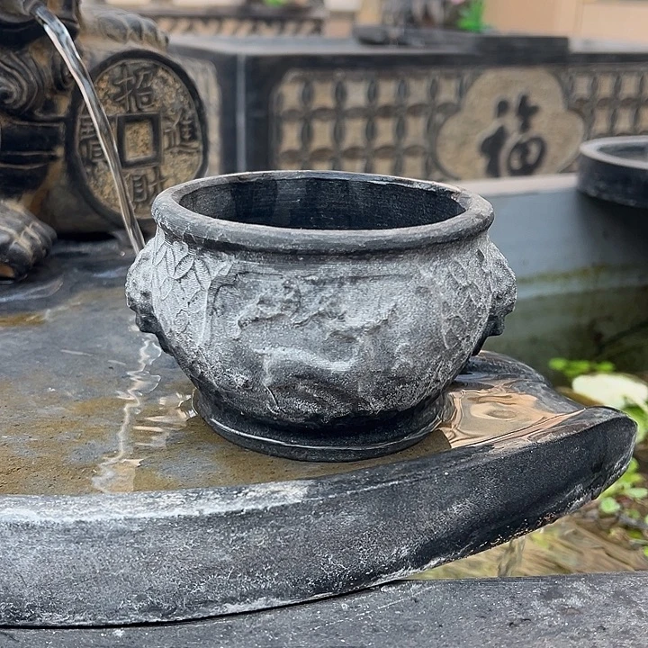 石头青石流水摆件