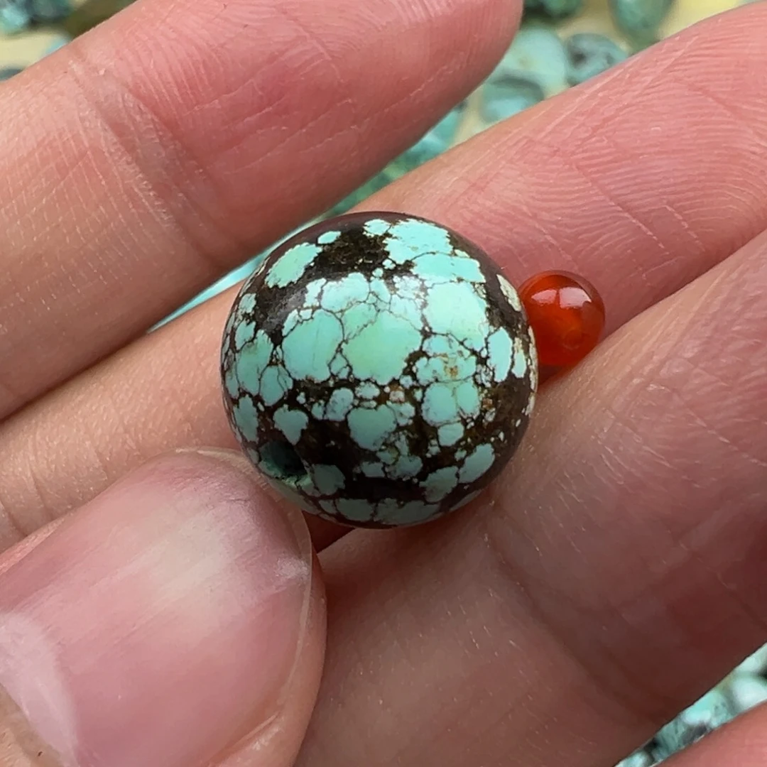 南红玛瑙配饰未镶嵌卡13.4