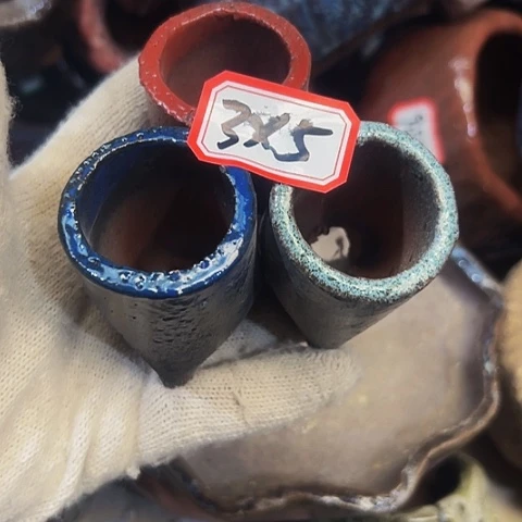 红陶粗陶花盆手工