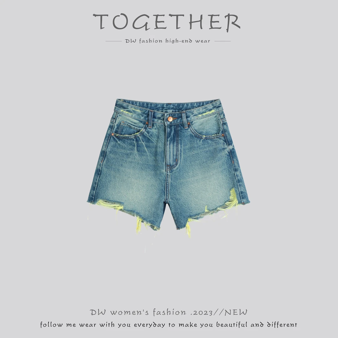【Together】·  · 复古流苏牛仔短裤 #L2030