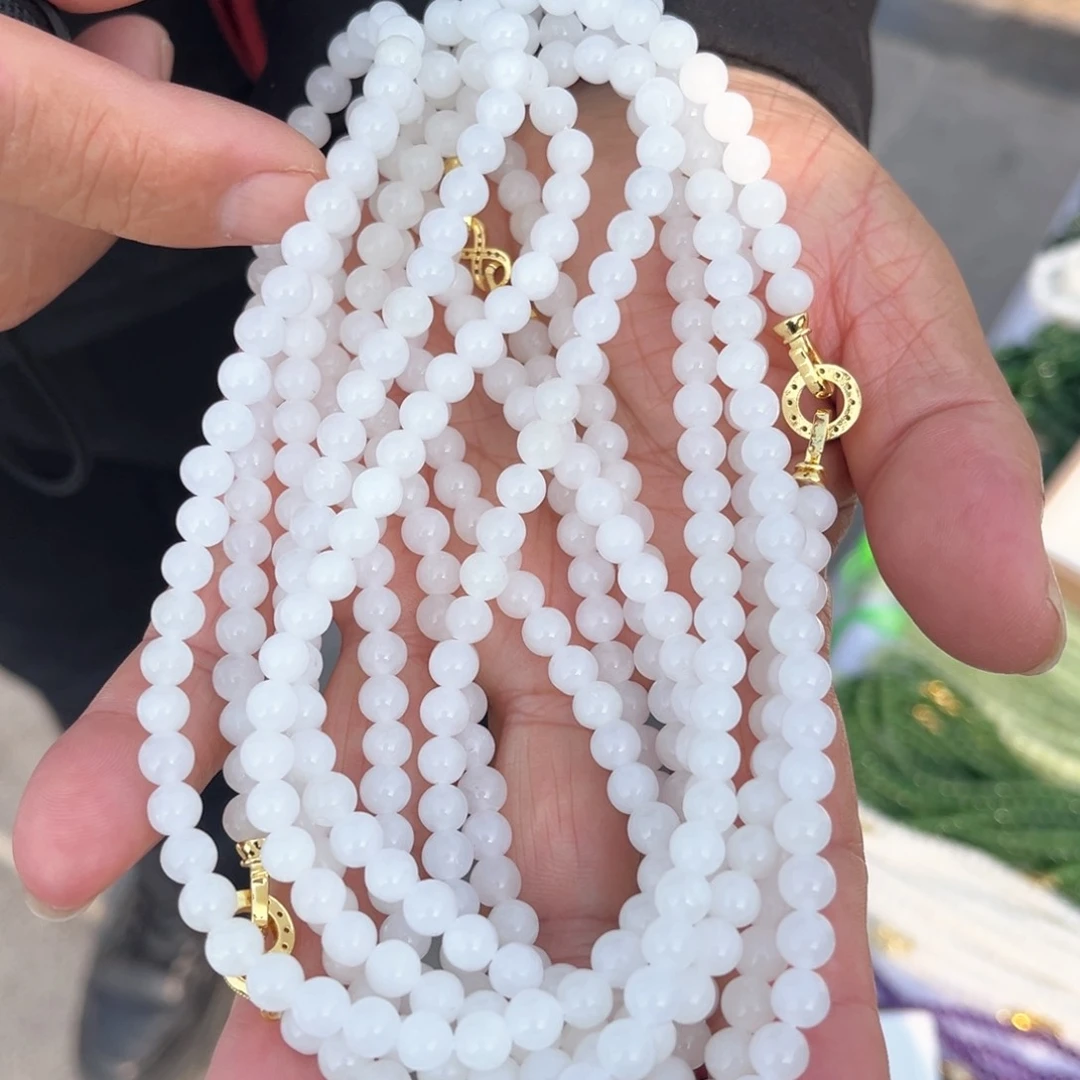 和田玉颈饰未镶嵌和田玉白玉项链多样性发货（拍一发一）