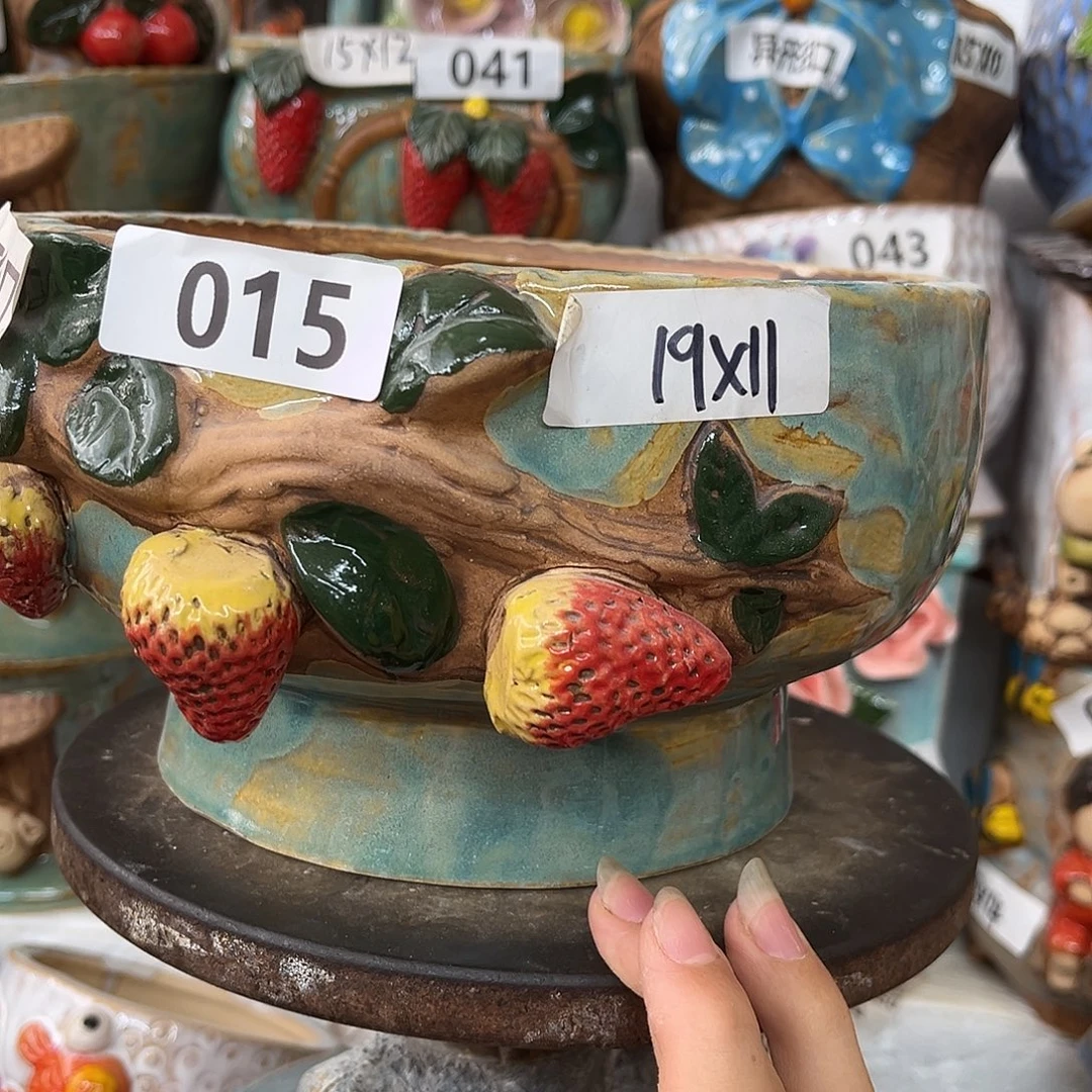 粗陶多肉花盆花盆