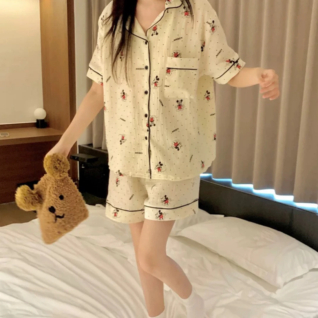 【海南珍珍】卡通可爱少女夏季短袖睡衣7853