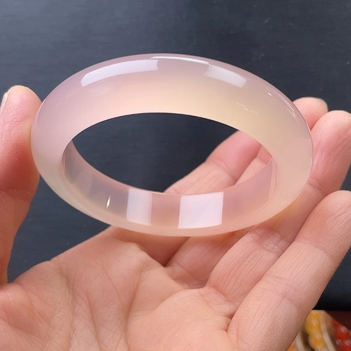 玛瑙/玉髓未镶嵌手镯54圈口