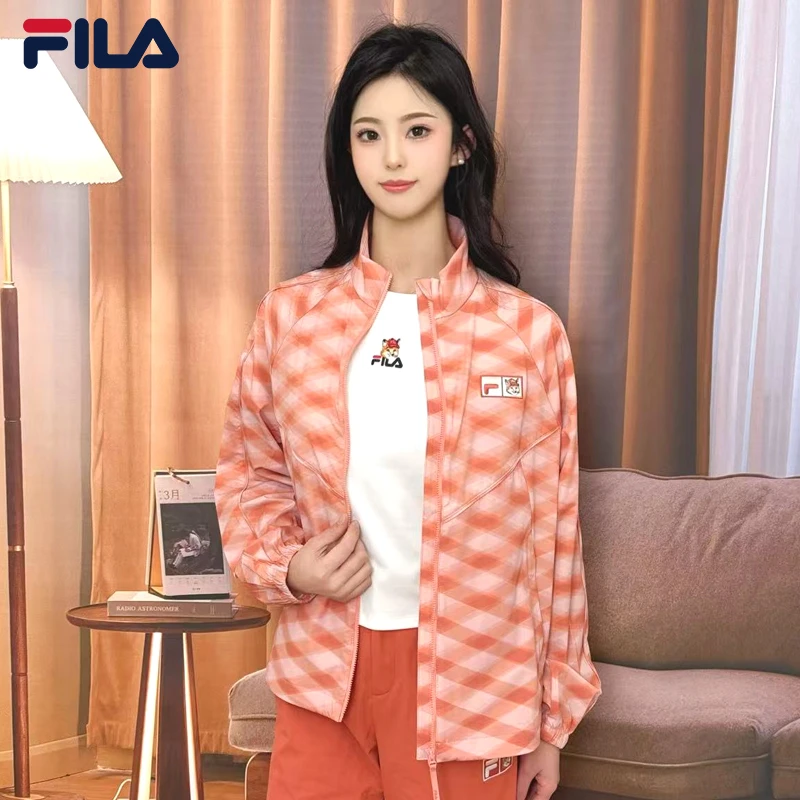 FILA X MAISON KITSUNÉ斐乐女装春夏时尚休闲长袖外套F11W529703F
