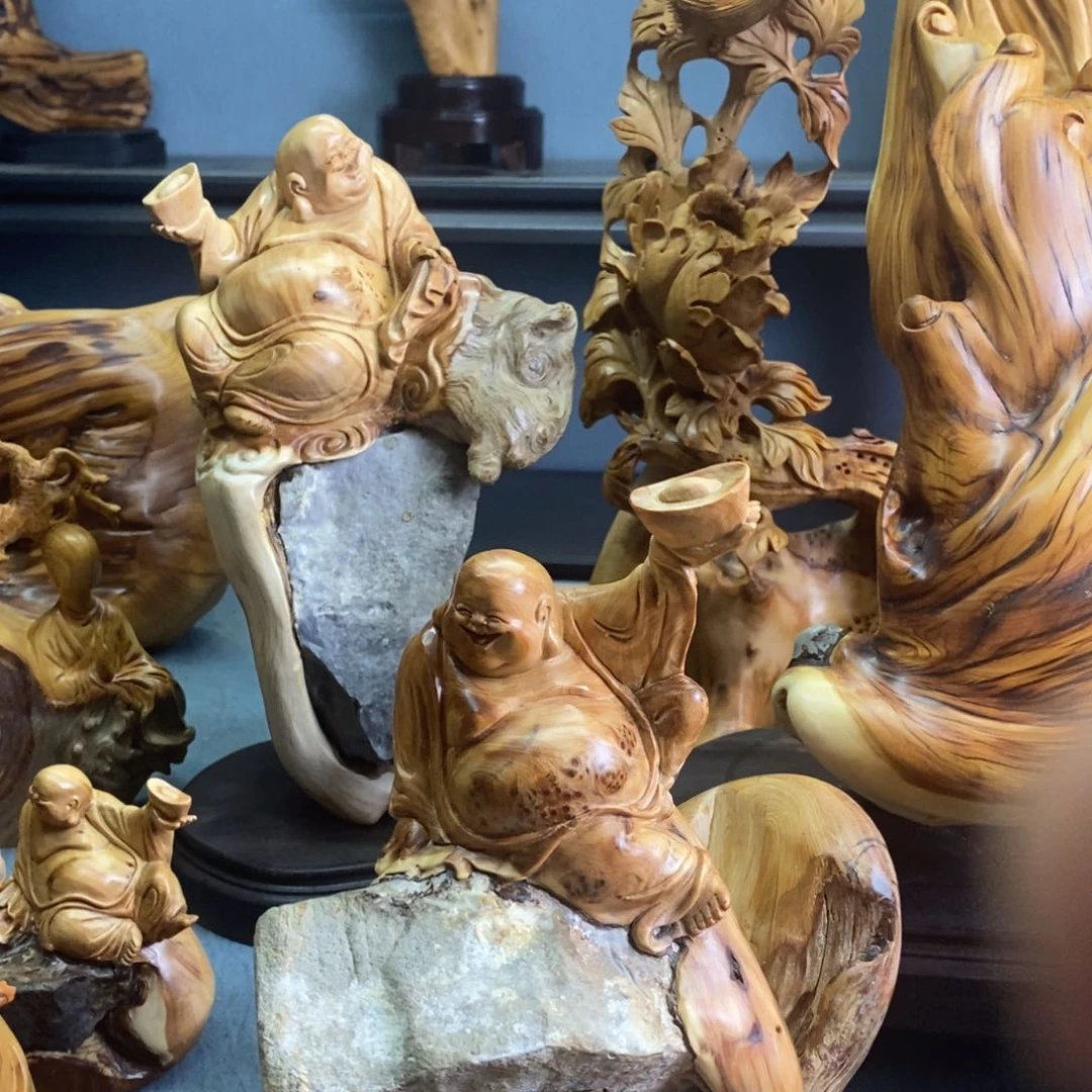 柏木（崖柏）长**看精品工艺品