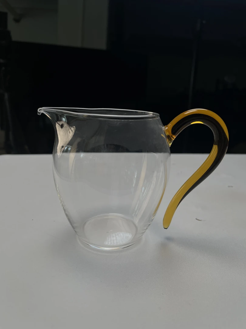 19042015怡然公道杯 浅黄色把手300