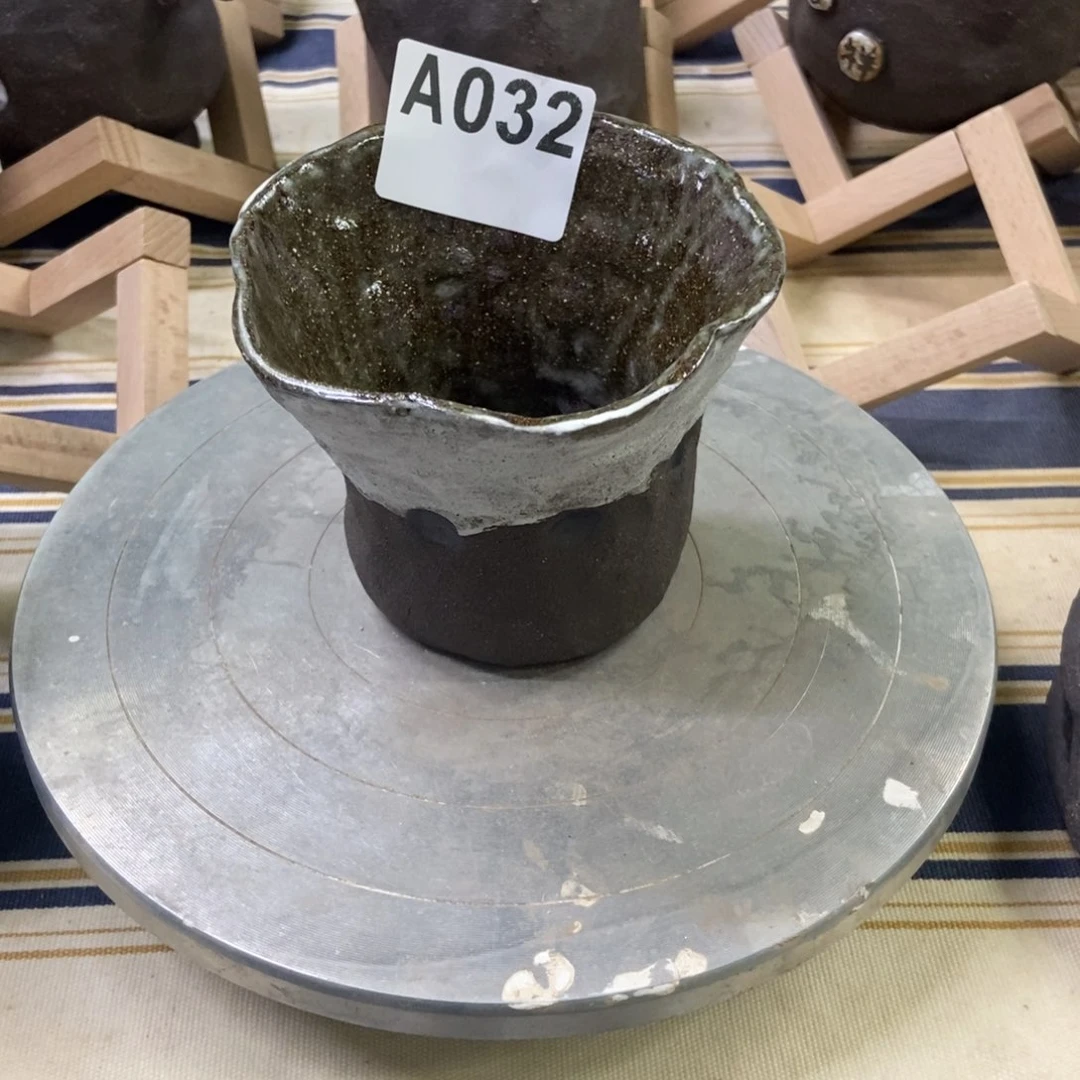 陶瓷手捏手握咖啡杯032