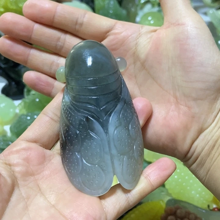【闪购商品】未镶嵌蛇纹石玉把件