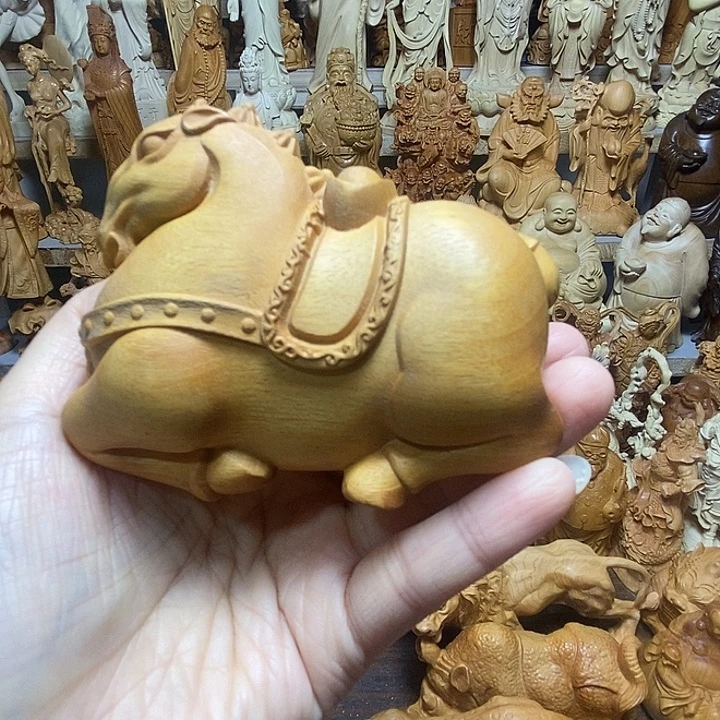 柏木（崖柏）唐马 黄金檀