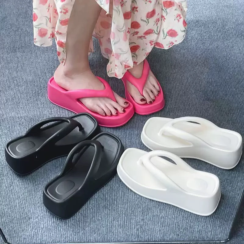 EVA新款网红厚底人字拖软底防滑夹脚拖达人