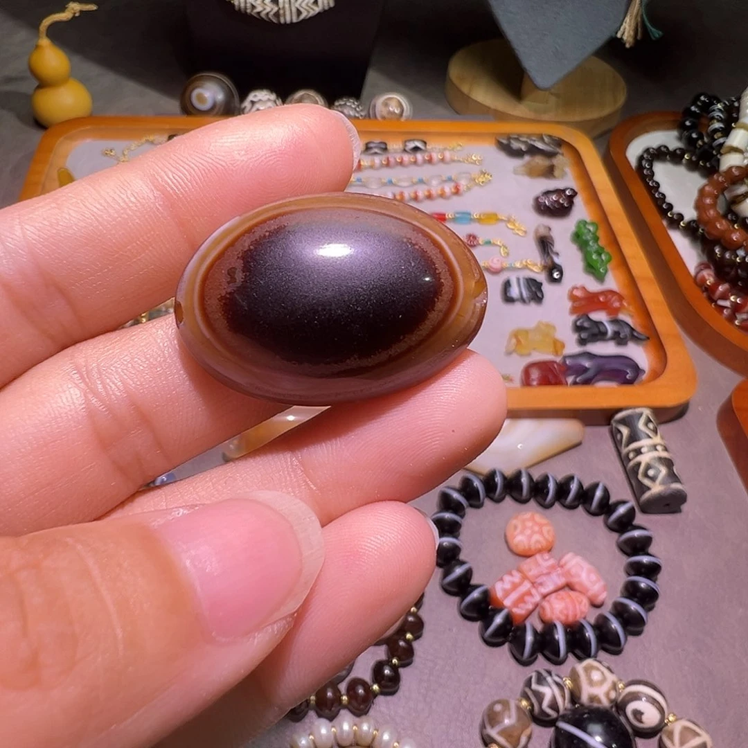 未镶嵌玛瑙/玉髓珠宝半成品