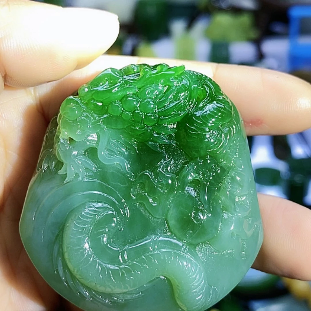 【闪购商品】未镶嵌和田玉（碧玉）把件