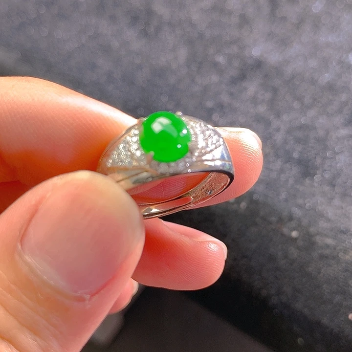 【闪购商品】翡翠颈饰银S925镶嵌翡翠