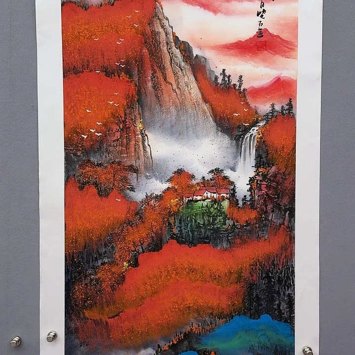 国画书法作品多次参加