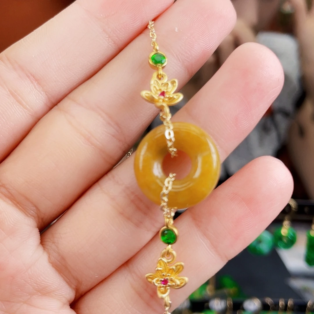 翡翠未镶嵌耳饰饰品