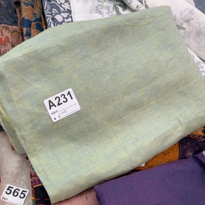 麻231亚麻双色色织1.2米正