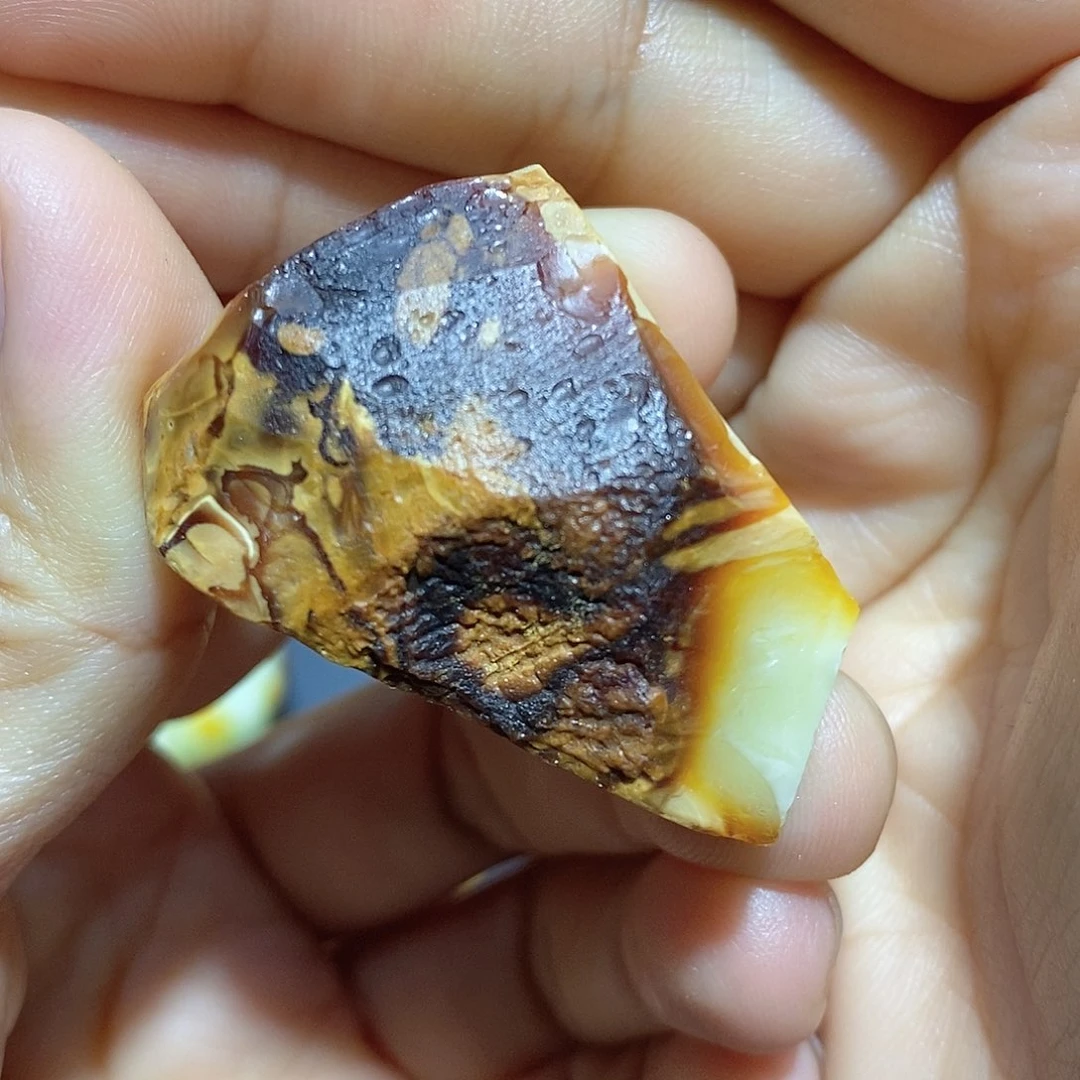 定制琥珀蜜蜡原石