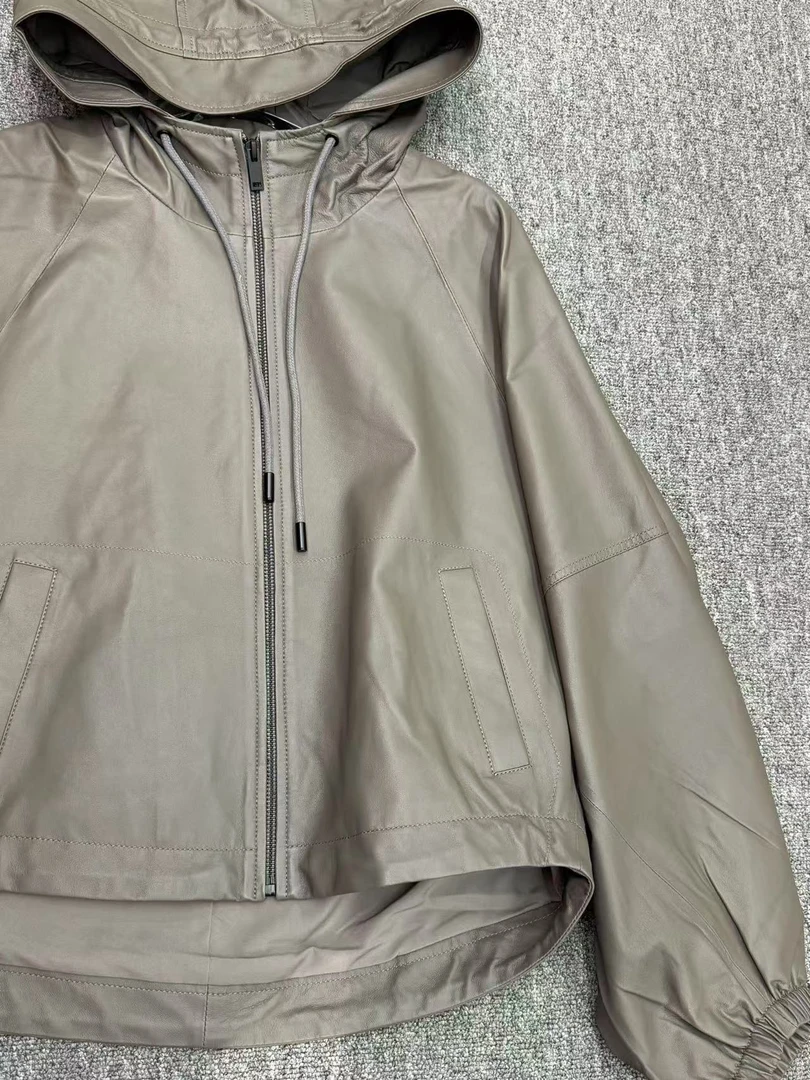 进口全植鞣绵羊皮冲锋衣外套休闲时尚